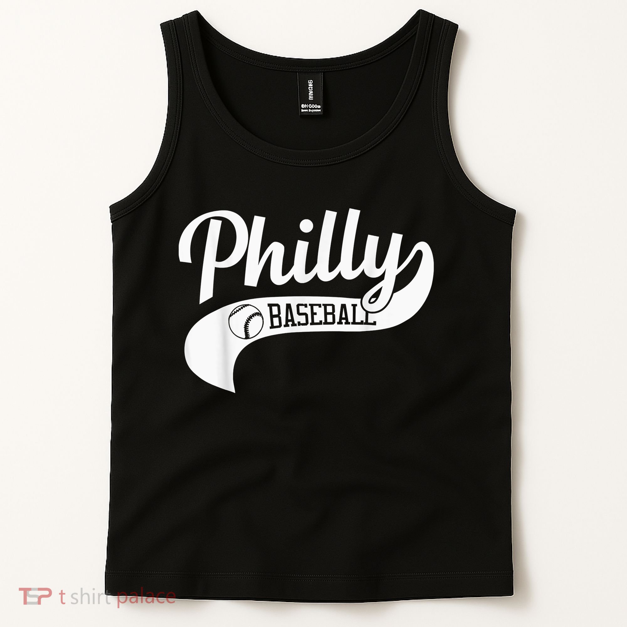 Retro Philadelphia Baseball Vintage Philly Swoosh Tank Top