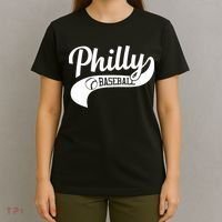 Retro Philadelphia Baseball Vintage Philly Swoosh T-Shirt thumb 4