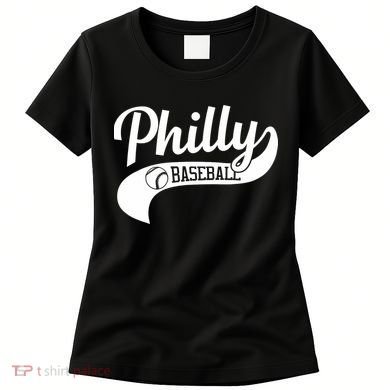 Retro Philadelphia Baseball Vintage Philly Swoosh Women's T-Shirt