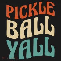 Retro Pickle Ball Yall Paddle For Team Sport Polo thumb 3