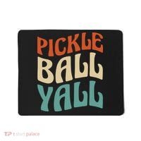 Retro Pickle Ball Yall Paddle For Team Sport Mousepad thumb 0