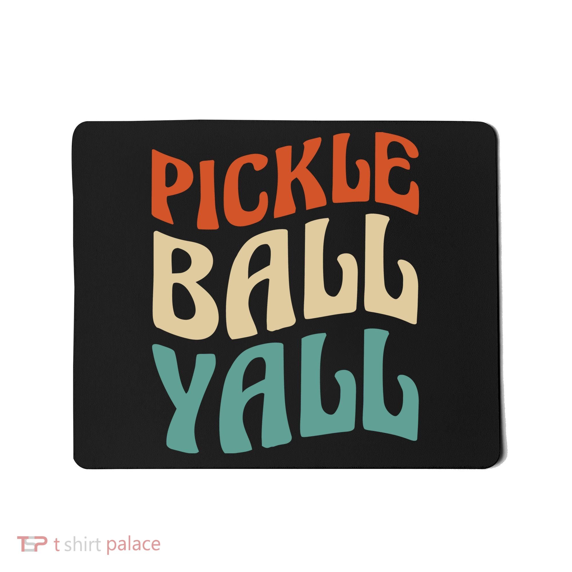 Retro Pickle Ball Yall Paddle For Team Sport Mousepad