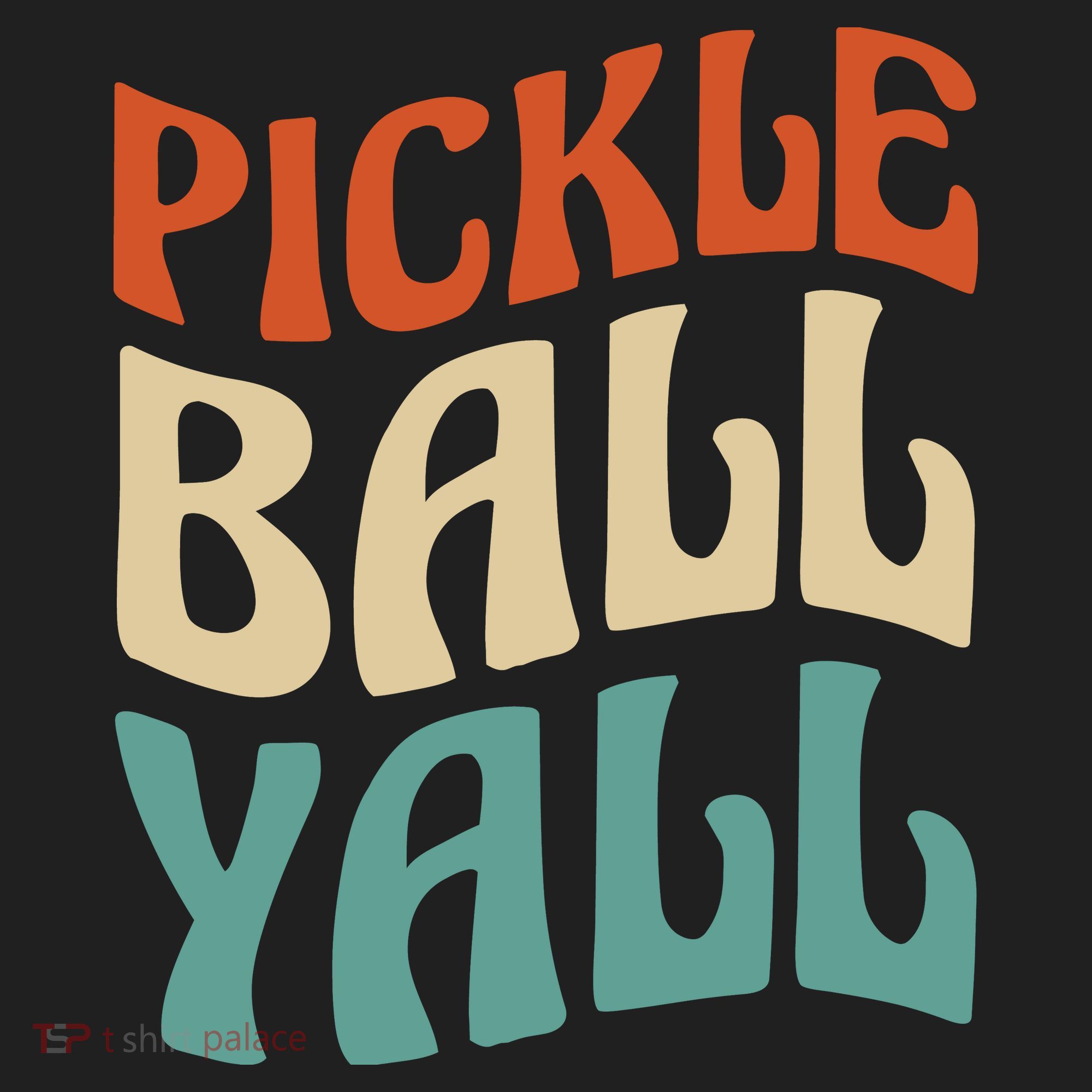 Retro Pickle Ball Yall Paddle For Team Sport Hat