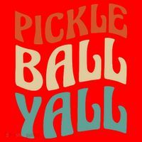 Retro Pickle Ball Yall Paddle For Team Sport Santa Hat thumb 1