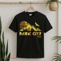 Retro Park City Utah Distressed Home T-Shirt thumb 2
