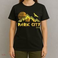 Retro Park City Utah Distressed Home T-Shirt thumb 4