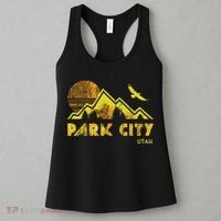Retro Park City Utah Distressed Home Women's Tank Top thumb 3
