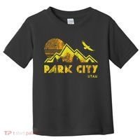 Retro Park City Utah Distressed Home Toddler T-Shirt thumb 0
