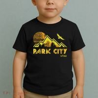 Retro Park City Utah Distressed Home Toddler T-Shirt thumb 2
