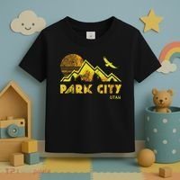 Retro Park City Utah Distressed Home Toddler T-Shirt thumb 3