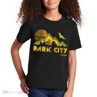 Retro Park City Utah Distressed Home Kids T-Shirt thumb 2