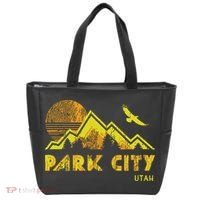 Retro Park City Utah Distressed Home Tote Bag thumb 0