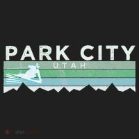 Retro Park City Utah Distressed Skiing Hat thumb 2