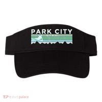 Retro Park City Utah Distressed Skiing Visor thumb 0