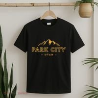 Retro Park City Utah Souvenir Mountain Hiking T-Shirt thumb 2