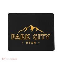 Retro Park City Utah Souvenir Mountain Hiking Mousepad thumb 0