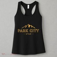 Retro Park City Utah Souvenir Mountain Hiking Women's Tank Top thumb 3