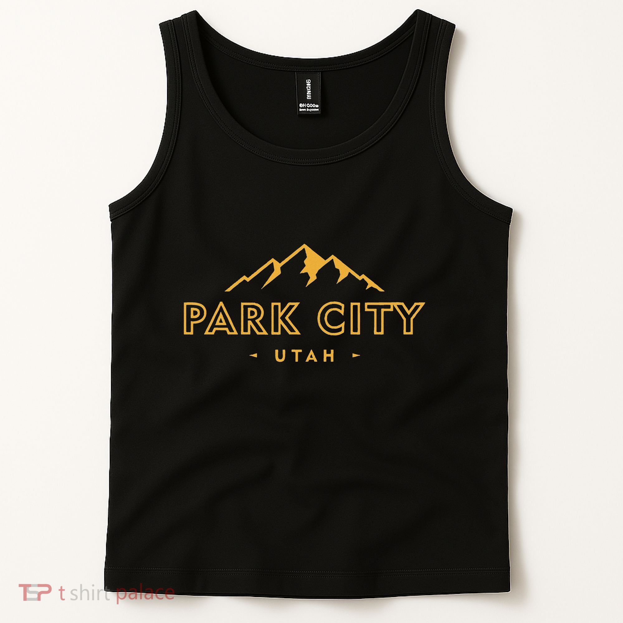 Retro Park City Utah Souvenir Mountain Hiking Tank Top