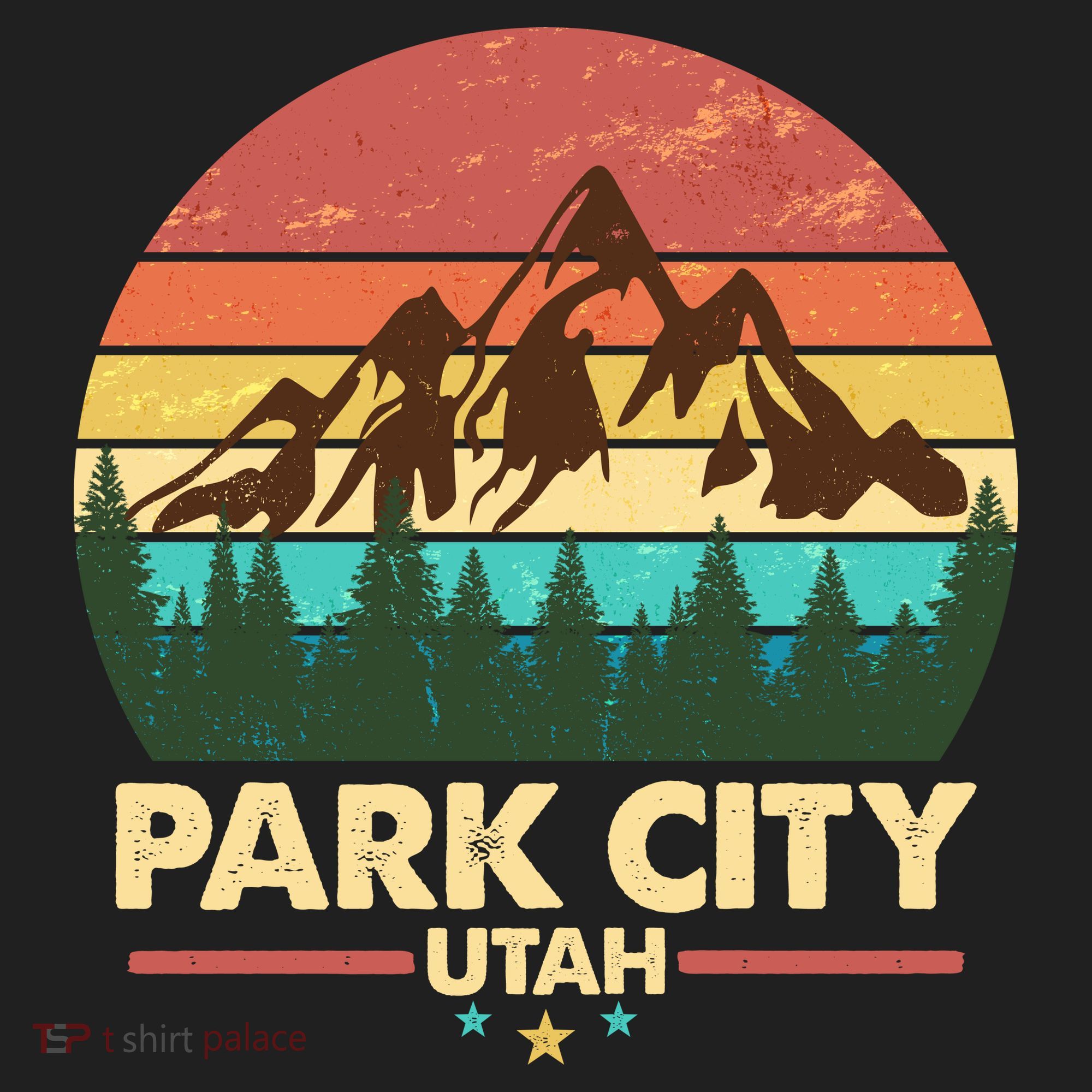 Retro Park City Utah Mountain Women's Sweatshirt