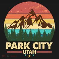 Retro Park City Utah Mountain Apron thumb 3
