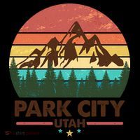 Retro Park City Utah Mountain Coffee Mug thumb 5