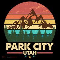 Retro Park City Utah Mountain Women's Hoodie thumb 2