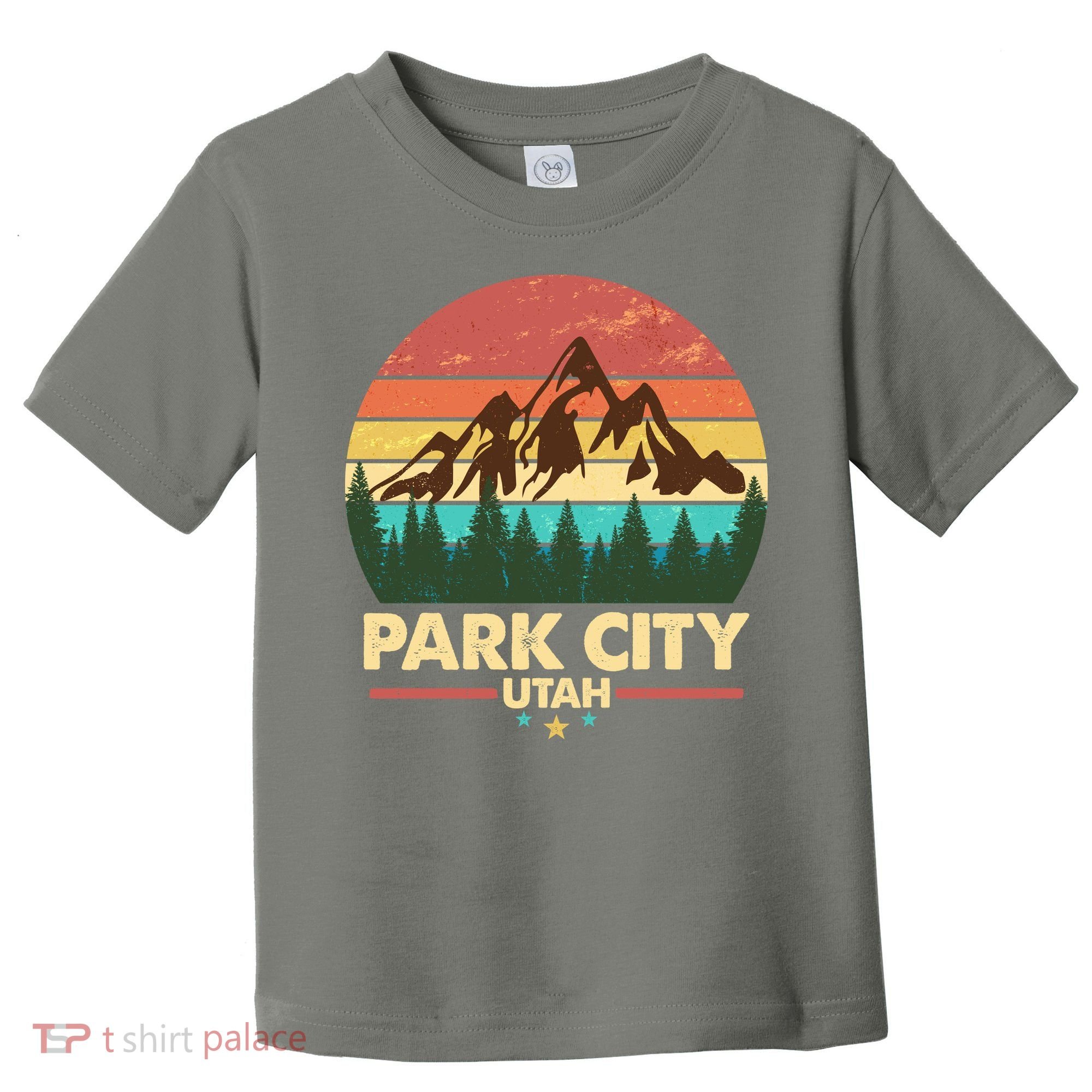 Retro Park City Utah Mountain Toddler T-Shirt