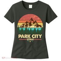 Retro Park City Utah Mountain Women's T-Shirt thumb 0
