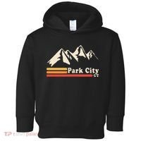 Retro Park City Utah Mountains Ski Toddler Hoodie thumb 0