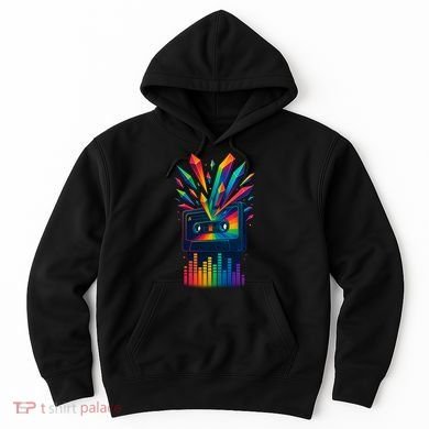 Rainbow Prism Cassette  Hoodie