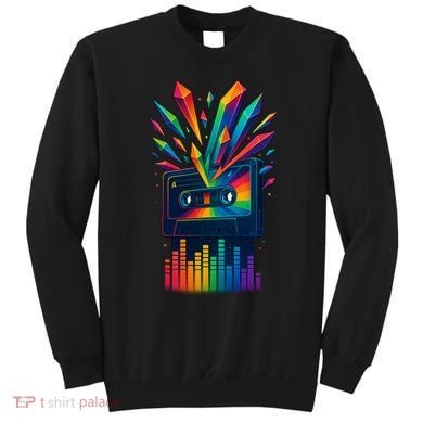 Rainbow Prism Cassette  Sweatshirt