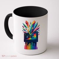 Rainbow Prism Cassette  Coffee Mug thumb 0