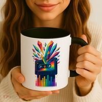 Rainbow Prism Cassette  Coffee Mug thumb 3