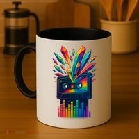 Rainbow Prism Cassette  Coffee Mug thumb 4