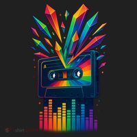 Rainbow Prism Cassette  Tumbler thumb 3