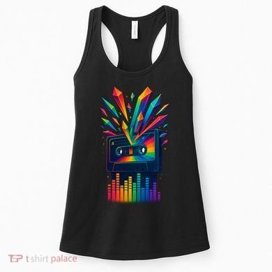 Rainbow Prism Cassette  Women's Tank Top