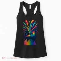 Rainbow Prism Cassette  Women's Tank Top thumb 0