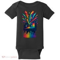 Rainbow Prism Cassette  Baby Bodysuit thumb 0