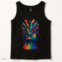 Rainbow Prism Cassette  Tank Top thumb 2