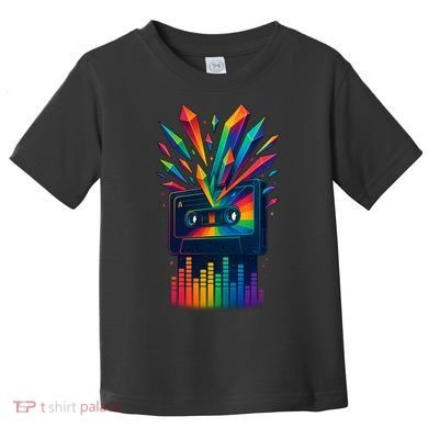 Rainbow Prism Cassette  Toddler T-Shirt