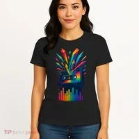 Rainbow Prism Cassette  Women's T-Shirt thumb 4