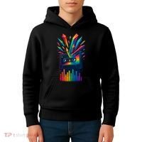 Rainbow Prism Cassette  Kids Hoodie thumb 4