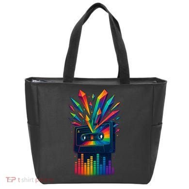 Rainbow Prism Cassette  Tote Bag