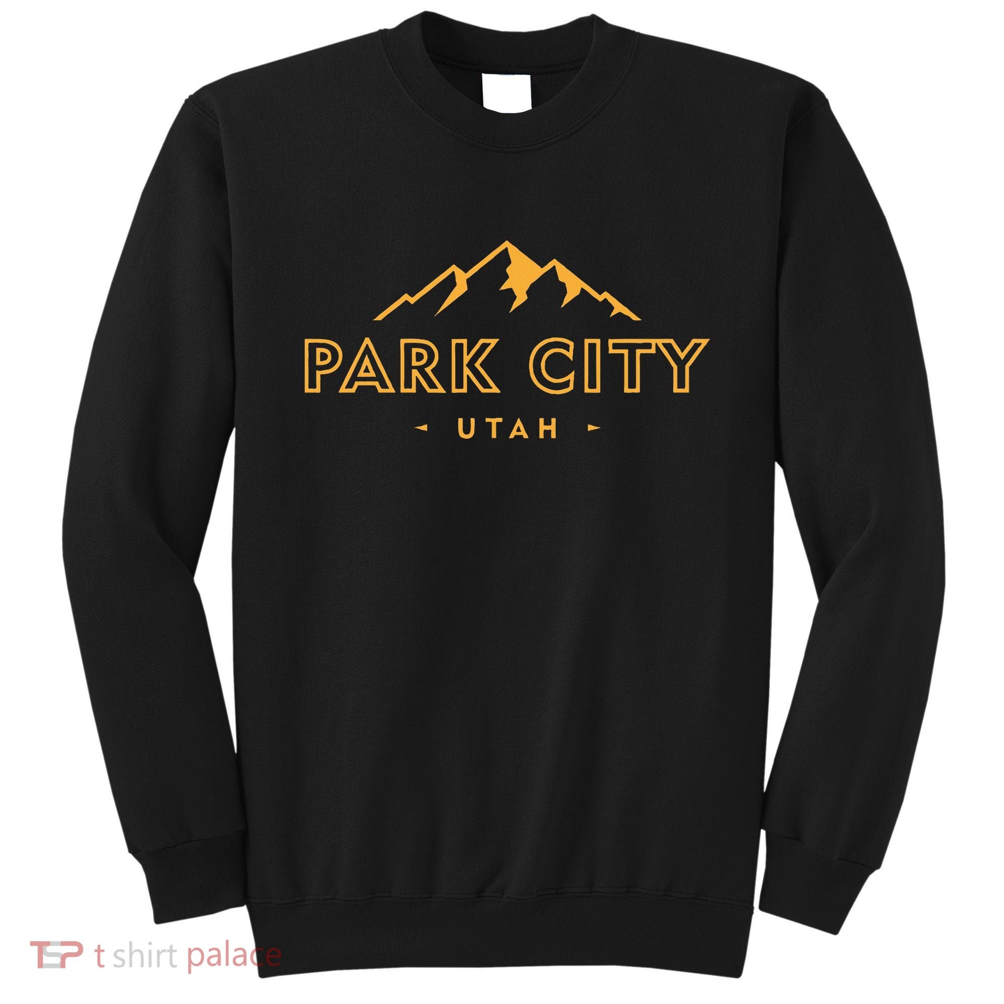 Retro Park City Utah Souvenir Mountain Hiking Sweatshirt