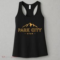 Retro Park City Utah Souvenir Mountain Hiking Women's Tank Top thumb 3
