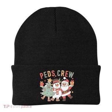 Retro Peds Crew Christmas Pediatric Nurse Nursing Group Beanie