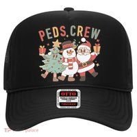 Retro Peds Crew Christmas Pediatric Nurse Nursing Group Hat thumb 0