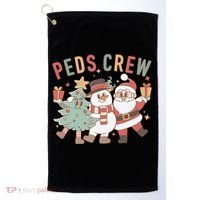 Retro Peds Crew Christmas Pediatric Nurse Nursing Group Golf Towel thumb 0