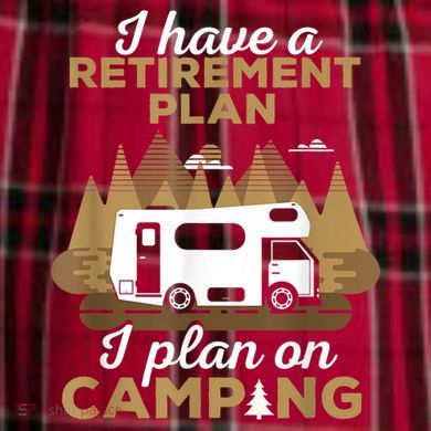 Retirement Plan Camping Retired Camping Outfit Camper Men's Flannel Plaid Pajama Pants