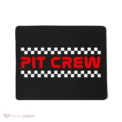 Racing Pit Crew Mousepad